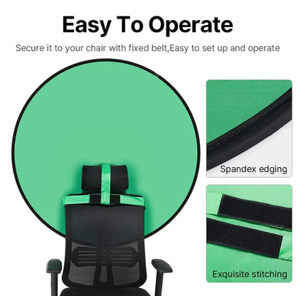 Chromadrop™ Green Screen Chair Backdrop