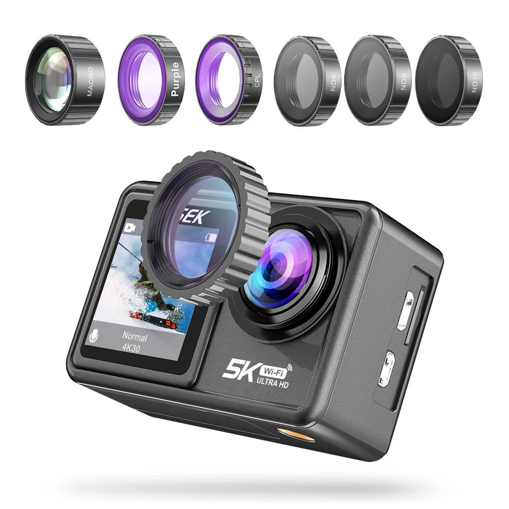 OnShot™ Dual Screen 4K 60FPS Action Camera With WiFi