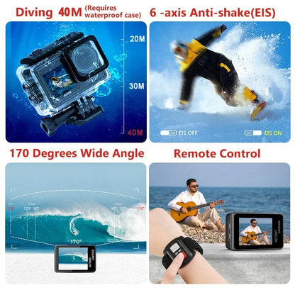 OnShot™ Dual Screen 4K 60FPS Action Camera With WiFi